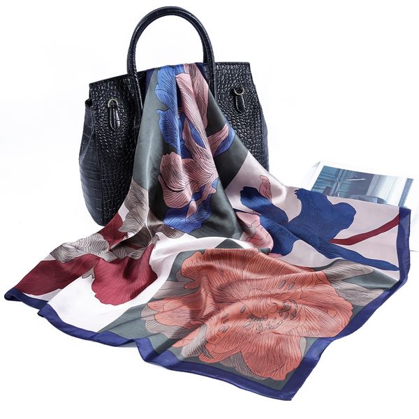 Silk Feeling Plaid Scarf Women's Accessories Square Satin Ladies Headscarf Handkerchief Luxury Scarves Women
Silk Feeling Plaid Scarf Women's Accessories Square Satin Ladies Headscarf Handkerchief Luxury Scarves Women