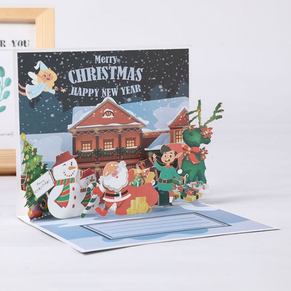 handmade creative kirigami origami 3d pop up cartoon santa claus christmas eve happy new year greeting cards
handmade creative kirigami origami 3d pop up cartoon santa claus christmas eve happy new year greeting cards