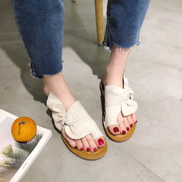 sagace-slippers women summer casual fashion flats flip flops butterfly-knot slippers beach roman zapatos de mujer shoes 7j10, Black
sagace-slippers women summer casual fashion flats flip flops butterfly-knot slippers beach roman zapatos de mujer shoes 7j10, Black
