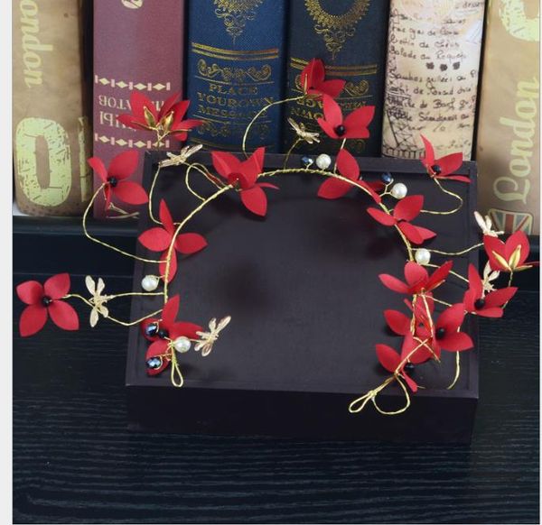 bride headdress red dress accessories handmade hair hoop toastmasters headdress studio wedding hair ornaments, Slivery;golden
bride headdress red dress accessories handmade hair hoop toastmasters headdress studio wedding hair ornaments, Slivery;golden
