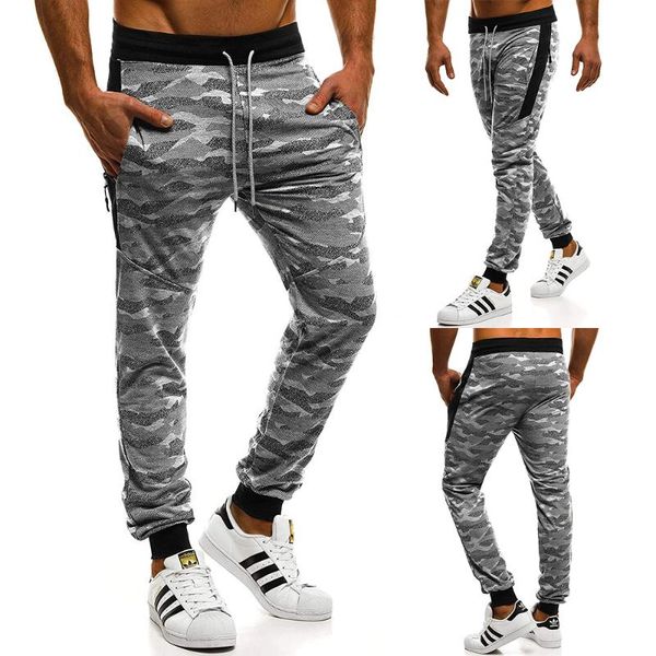 men's pants fashion camouflage print spliced lace leg casual trousers eu size, Black
men's pants fashion camouflage print spliced lace leg casual trousers eu size, Black