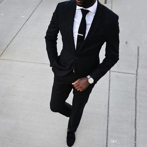 black suits business men outfit formal groom wear wedding tuxedo costume homme suits pants groomsmen blazer 2piece slim fit trajes de hombre, Black;gray
black suits business men outfit formal groom wear wedding tuxedo costume homme suits pants groomsmen blazer 2piece slim fit trajes de hombre, Black;gray