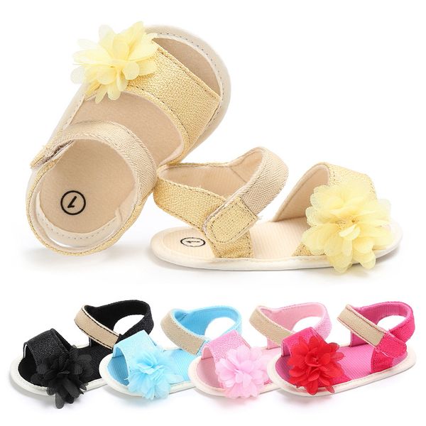 newborn baby girls big flower sandals soft sole infant first walkers kids summer shoes 5 colors, Black;red
newborn baby girls big flower sandals soft sole infant first walkers kids summer shoes 5 colors, Black;red