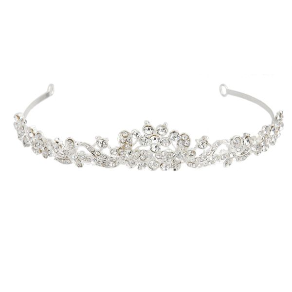 elegant wedding prom rhinestone crystal flower headband tiara headpiece, Silver
elegant wedding prom rhinestone crystal flower headband tiara headpiece, Silver