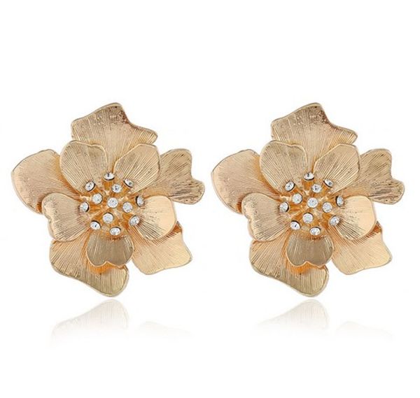 lux flower stud earrings famous designer vocation style gold plated earrings great gifts for girls/ladies, Golden;silver
lux flower stud earrings famous designer vocation style gold plated earrings great gifts for girls/ladies, Golden;silver