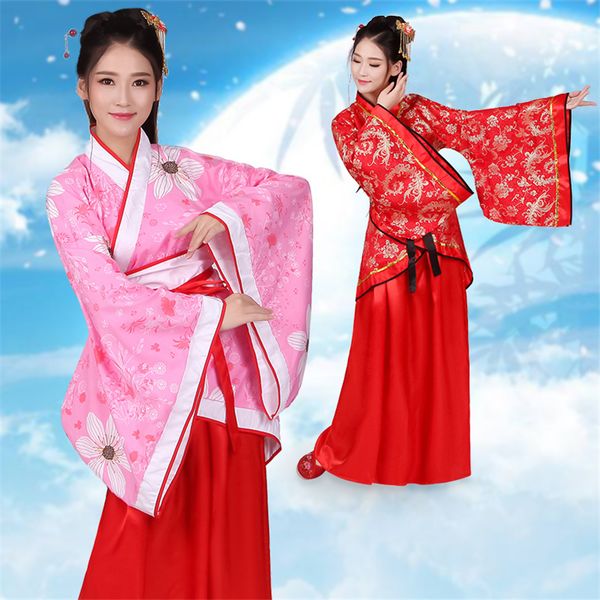 chinese traditional woman hanfu ancient oriental fairy floral folk dance costumes new year festival tang suit dress, Black;red
chinese traditional woman hanfu ancient oriental fairy floral folk dance costumes new year festival tang suit dress, Black;red