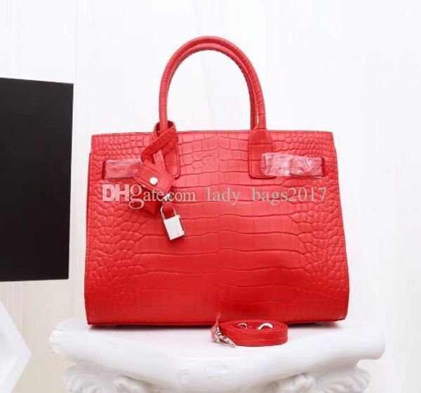 classic women retro organ bag genuine crocodile leather shoulder straps handbag designer handbags messenger crossbody bags with lock key
classic women retro organ bag genuine crocodile leather shoulder straps handbag designer handbags messenger crossbody bags with lock key