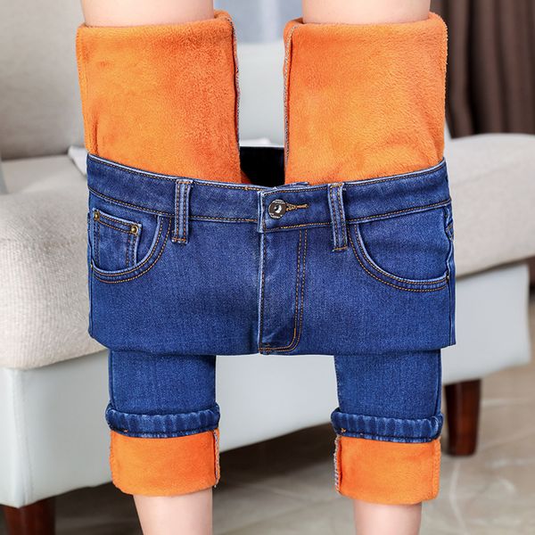 women's winter plus velvet warm denim ankle pants woman pencil pants winter high waist stretch plus size slim girl leggings blue
women's winter plus velvet warm denim ankle pants woman pencil pants winter high waist stretch plus size slim girl leggings blue