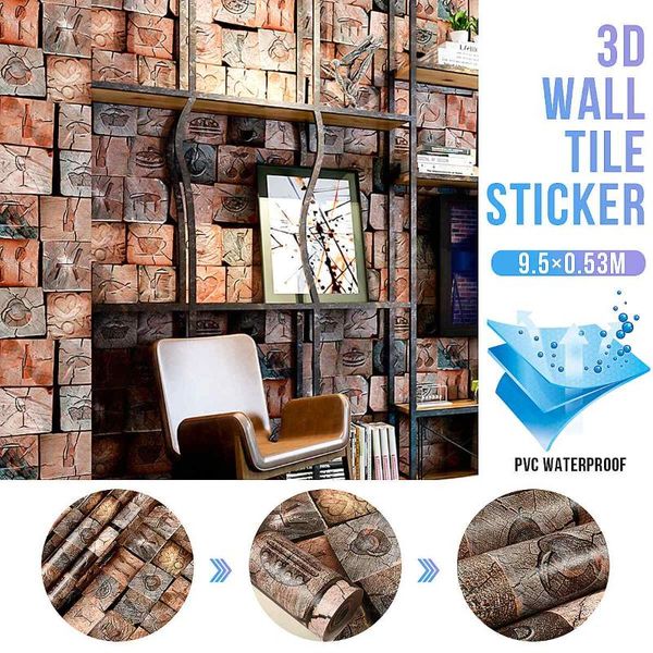 9.5x0.53m 3d pattern textured pvc wall paper sticker background waterproof stickers wall papers diy brick home decor sticker
9.5x0.53m 3d pattern textured pvc wall paper sticker background waterproof stickers wall papers diy brick home decor sticker