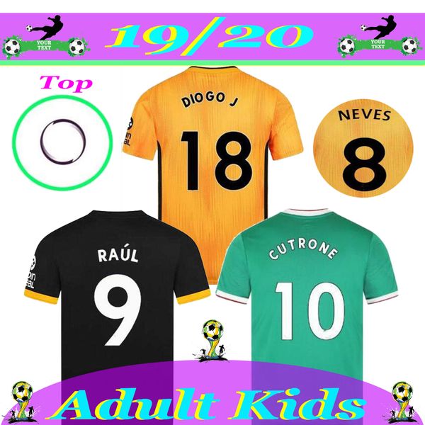 19 20 wolves soccer jersey wolverhampt cutrone raul neves 2019 2020 wolverhampton wanderers football shirt diogo j. uniforms men + kids kit, Black;yellow
19 20 wolves soccer jersey wolverhampt cutrone raul neves 2019 2020 wolverhampton wanderers football shirt diogo j. uniforms men + kids kit, Black;yellow
