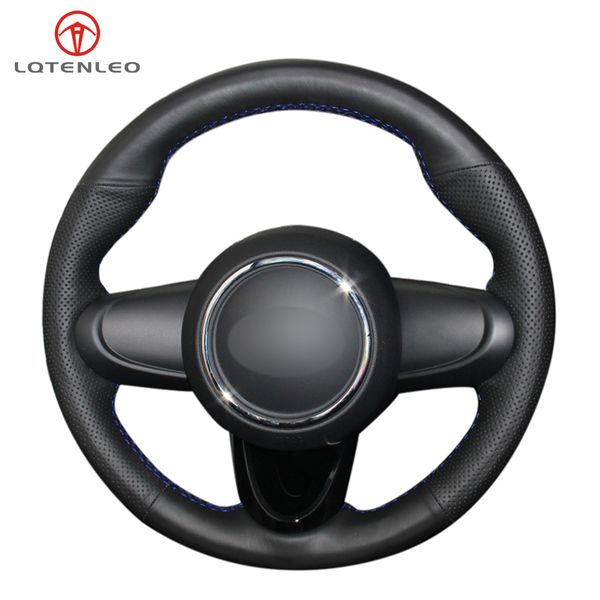 lqtenleo diy hand-stitched car steering wheel cover black genuine leather for mini coupe 2016
lqtenleo diy hand-stitched car steering wheel cover black genuine leather for mini coupe 2016