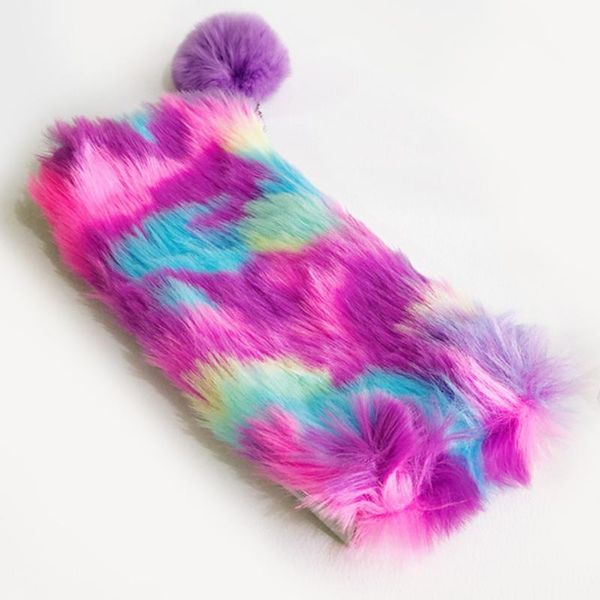 cosmetic bag zipper closure faux fur ball organizer multi-colored travel rainbow style durable cute school supplies portable
cosmetic bag zipper closure faux fur ball organizer multi-colored travel rainbow style durable cute school supplies portable