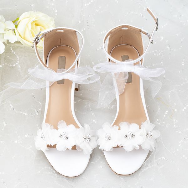 wedding sandals white lace flowers pearl rhinestone bow ribbon sweety princess style lower square short fat heels big size y200620, Black 
wedding sandals white lace flowers pearl rhinestone bow ribbon sweety princess style lower square short fat heels big size y200620, Black