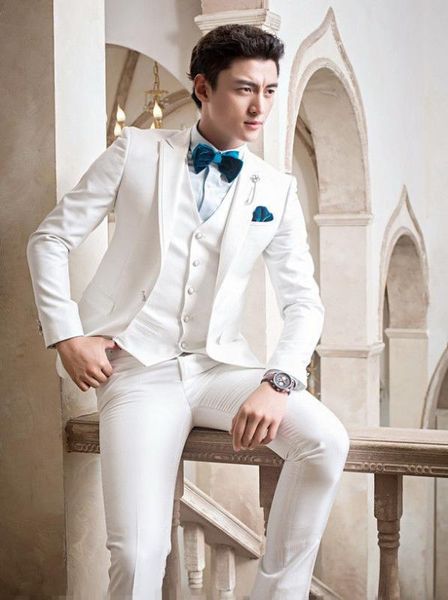 elegant white wedding suits for men custome homme tuxedos terno slim fit handsome formalblazer(jacket+pant+bowtie+vest+handkerch, White;black
elegant white wedding suits for men custome homme tuxedos terno slim fit handsome formalblazer(jacket+pant+bowtie+vest+handkerch, White;black