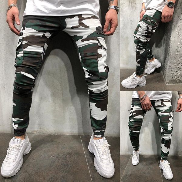 spring and autumn new camouflage overalls casual drawstring trousers fashion personality tight harem pants, Black
spring and autumn new camouflage overalls casual drawstring trousers fashion personality tight harem pants, Black