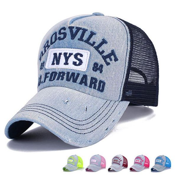 wholesale- wholesale adults casual trucker hats women and men summer letter embroidery denim mesh baseball caps bone casquette, Black;white
wholesale- wholesale adults casual trucker hats women and men summer letter embroidery denim mesh baseball caps bone casquette, Black;white