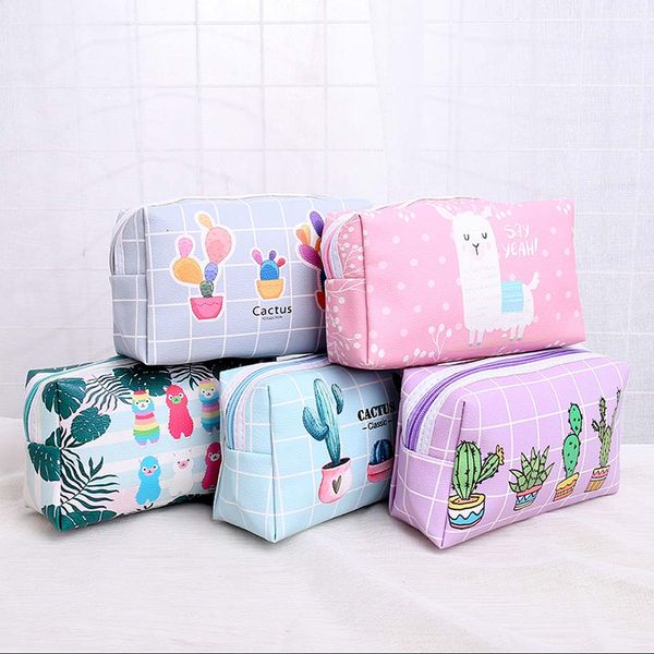women travel catus makeup bag cartoon sheep zipper cosmetic case pu make up bath organizer storage pouch toiletry wash bag
women travel catus makeup bag cartoon sheep zipper cosmetic case pu make up bath organizer storage pouch toiletry wash bag