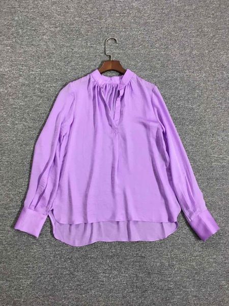 women shirt spring / summer 2020 solid color shirt long sleeve round neck blouse, White
women shirt spring / summer 2020 solid color shirt long sleeve round neck blouse, White