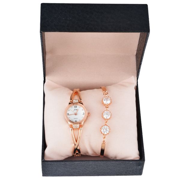 2pcs women watches set fashion casual bracelet watch rhinestone stainless steel quartz watch clock with case, Slivery;brown
2pcs women watches set fashion casual bracelet watch rhinestone stainless steel quartz watch clock with case, Slivery;brown