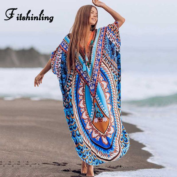 fitshinling 2020 oversized beach dress batwing sleeve long cover-up holiday bohemian straight loose v neck robe pareos outing
fitshinling 2020 oversized beach dress batwing sleeve long cover-up holiday bohemian straight loose v neck robe pareos outing