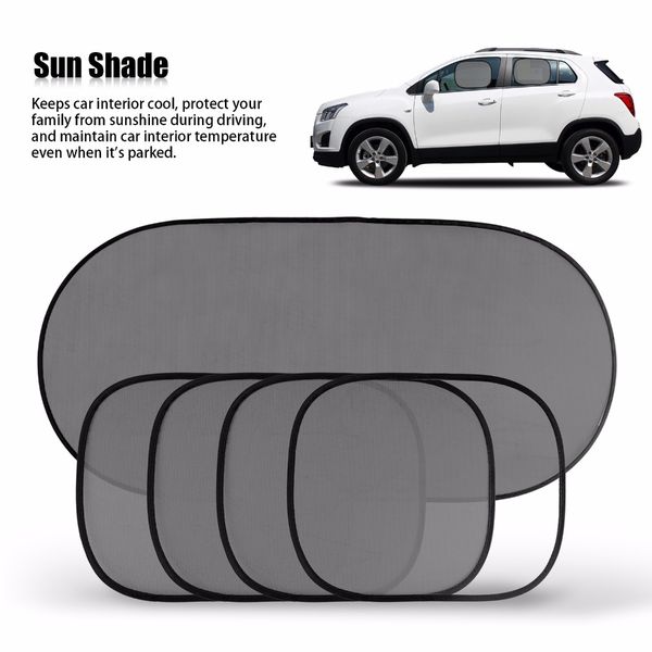 5 pcs car window glass sun shade black mesh cover windshield rear side sunshade visor block
5 pcs car window glass sun shade black mesh cover windshield rear side sunshade visor block