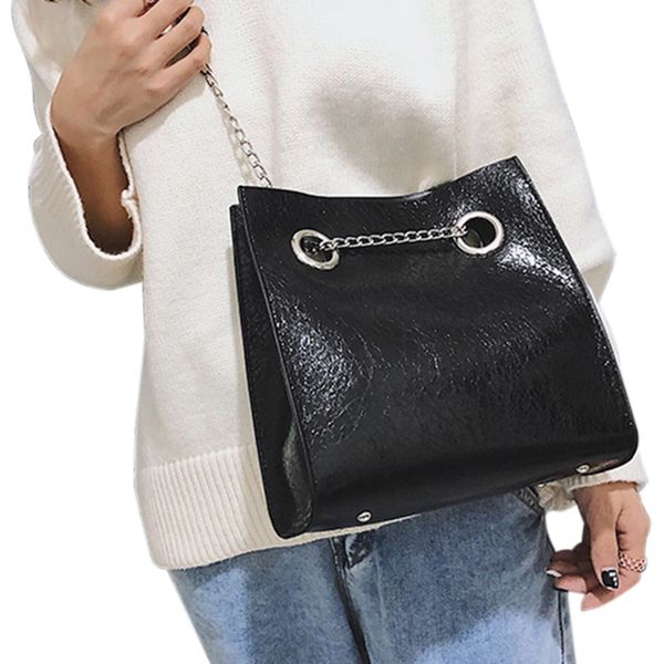 tote bag женский выброс crack цепи плеча мешок pu кожаный rivet большой емкости для мобильных дамы сумки для женщин (черный
tote bag женский выброс crack цепи плеча мешок pu кожаный rivet большой емкости для мобильных дамы сумки для женщин (черный