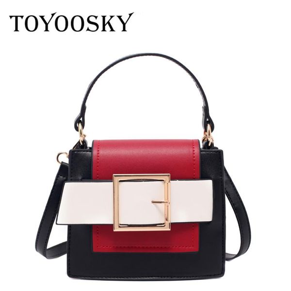 toyoosky contrast color pu leather crossbody bags for women handbags with metal buckle shoulder messenger bag ladies small totes
toyoosky contrast color pu leather crossbody bags for women handbags with metal buckle shoulder messenger bag ladies small totes