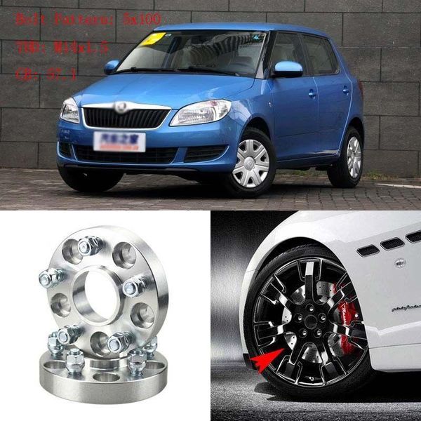 4pcs 1" wheel spacers adapters 5 lug 5x3.9"/5x100-14x1.5 studs for skoda fabia
4pcs 1" wheel spacers adapters 5 lug 5x3.9"/5x100-14x1.5 studs for skoda fabia