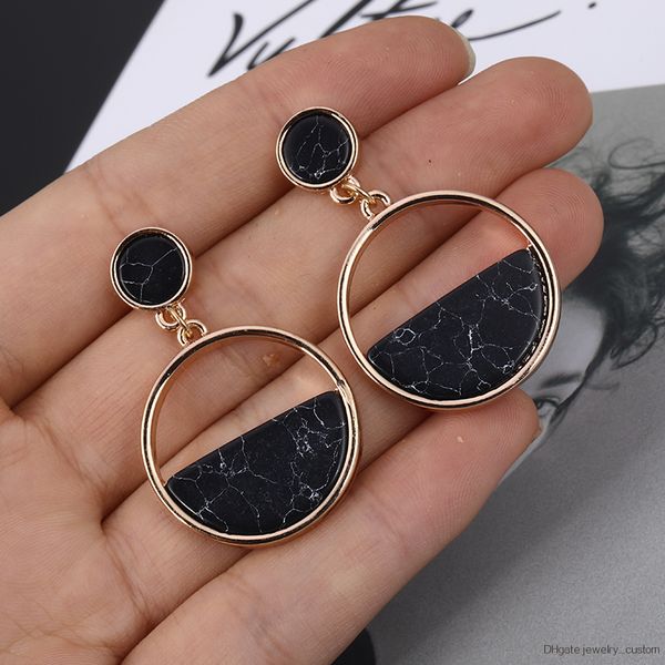 Creative Personality Fashion Earrings Fashion Marble Earrings Ladies Geometric Round Earrings Custom Jewelry
Creative Personality Fashion Earrings Fashion Marble Earrings Ladies Geometric Round Earrings Custom Jewelry