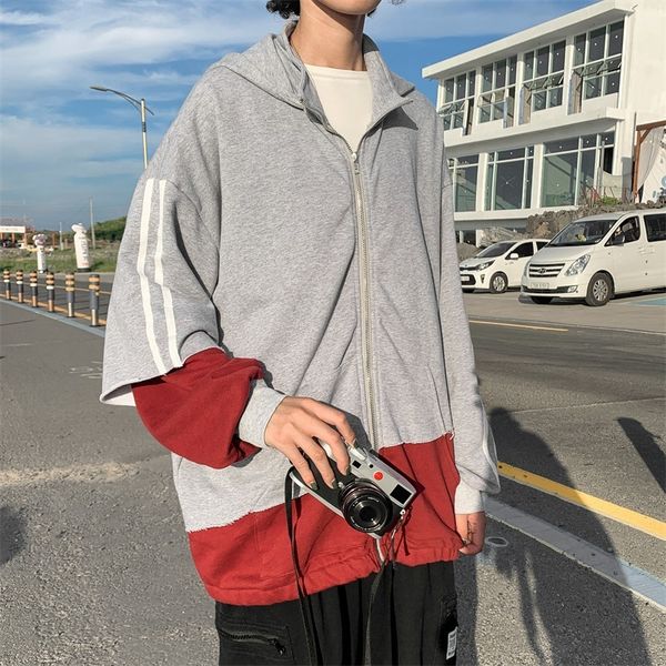 2019 early autumn casual fashion motion tide split joint patchwork cotton loose jacket men solid color zipper cardigan m-2xl, Black;brown
2019 early autumn casual fashion motion tide split joint patchwork cotton loose jacket men solid color zipper cardigan m-2xl, Black;brown