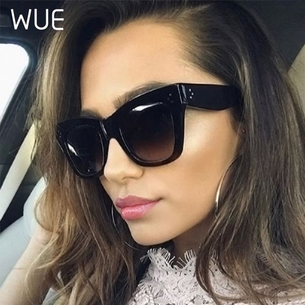 wue 2019 new cat eye sunglasses women vintage oversized gradient sun glasses shades female luxury designer uv400 sunglass, White;black
wue 2019 new cat eye sunglasses women vintage oversized gradient sun glasses shades female luxury designer uv400 sunglass, White;black