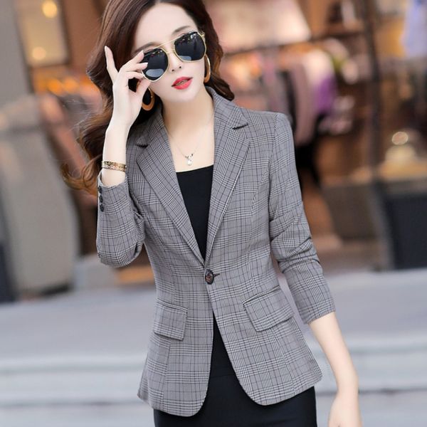 2019 elegant plus size women blazer spring autumn long sleeve female 2020 casual jacket office lady formal blazer for women 282, White;black
2019 elegant plus size women blazer spring autumn long sleeve female 2020 casual jacket office lady formal blazer for women 282, White;black