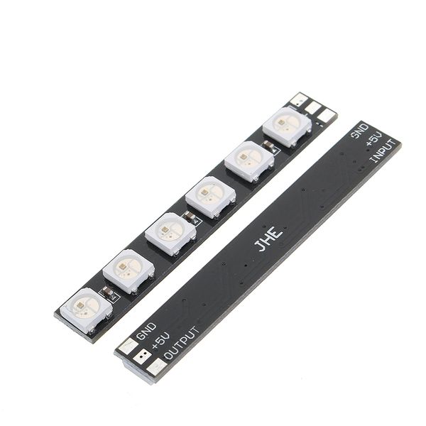 4pcs ws2812 led strip light 2-6s 7 color switchable with led controller board for rc drone fpv
4pcs ws2812 led strip light 2-6s 7 color switchable with led controller board for rc drone fpv