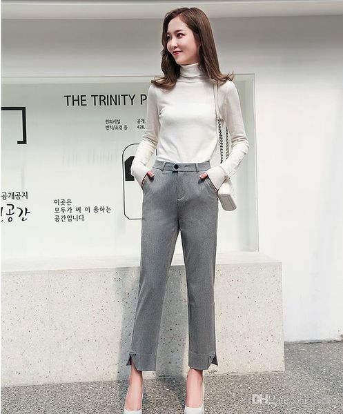 contracted han edition casual pants pants female fashion women's clothing straight canister joker show thin panty, Black;white
contracted han edition casual pants pants female fashion women's clothing straight canister joker show thin panty, Black;white