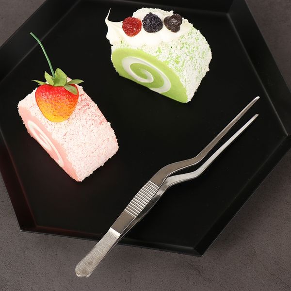 food tweezer convex kitchen tool bbq clip chef plating stainless steel wobble plate small cooking home portable accessories
food tweezer convex kitchen tool bbq clip chef plating stainless steel wobble plate small cooking home portable accessories