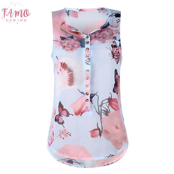 jaycosin womens summer sleeveless loose blouse button printed chiffon off shoulder casual vintage lady blouse, White
jaycosin womens summer sleeveless loose blouse button printed chiffon off shoulder casual vintage lady blouse, White