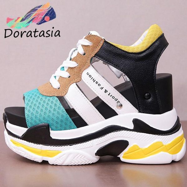 doratasia leisure women lace up shoes platform chunky punk sandals women mixed color open toe sandals, Black
doratasia leisure women lace up shoes platform chunky punk sandals women mixed color open toe sandals, Black