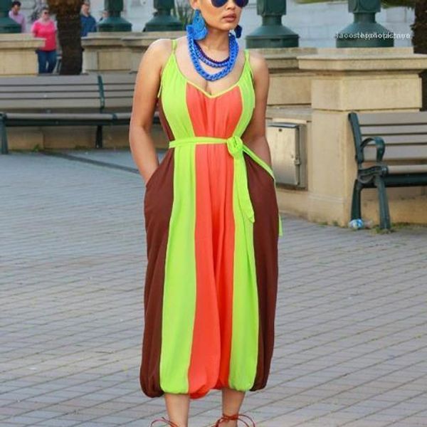 female clothing summer fashion spaghetti strap designer womens jumpsuit womens contrast color striped rompers loose casual, Black;white
female clothing summer fashion spaghetti strap designer womens jumpsuit womens contrast color striped rompers loose casual, Black;white