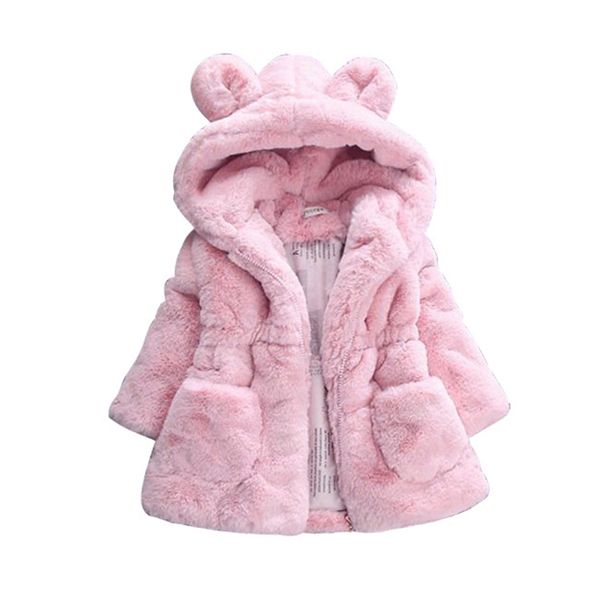 Baby Girls Fur Jackets Winter Kids Cute Ear Hooded Coats Children's Thick Warm Faux Fur Outerwear Clothes for Girls 2 3 4 6 Year
Baby Girls Fur Jackets Winter Kids Cute Ear Hooded Coats Children's Thick Warm Faux Fur Outerwear Clothes for Girls 2 3 4 6 Year
