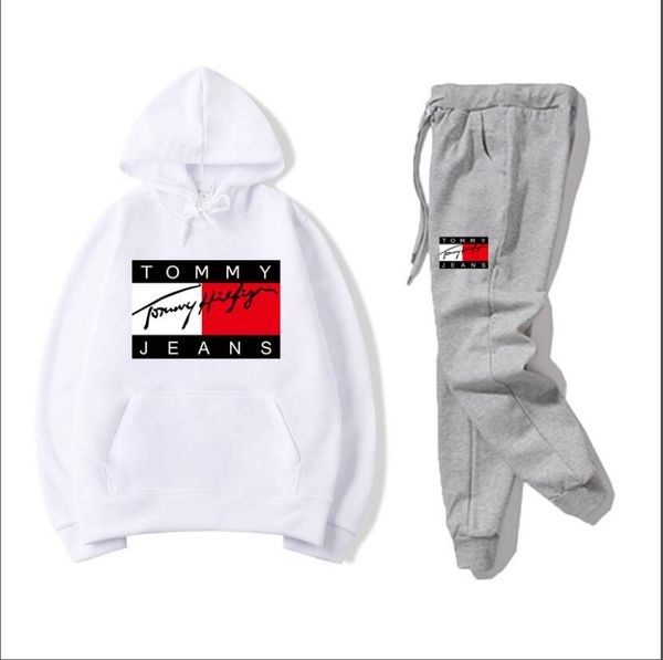 new fashion designer sportswear clothing casual toμmy sportswear men women hoodie brand suit hoodie + pants 2pcs, Gray
new fashion designer sportswear clothing casual toμmy sportswear men women hoodie brand suit hoodie + pants 2pcs, Gray