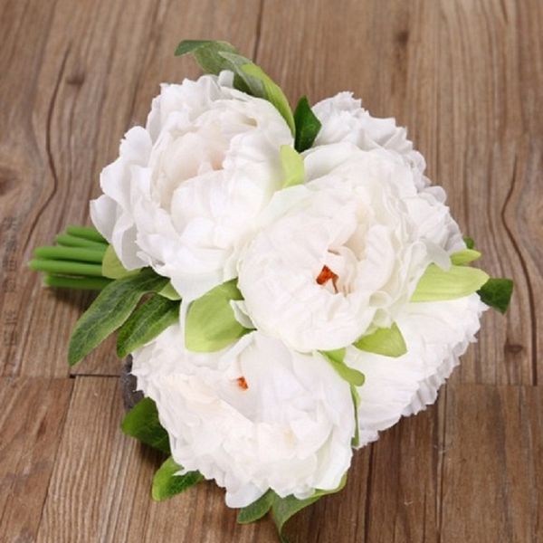 simulation flower european 5 head bundled simulation peony flower hand holding bride fake decoration plant
simulation flower european 5 head bundled simulation peony flower hand holding bride fake decoration plant