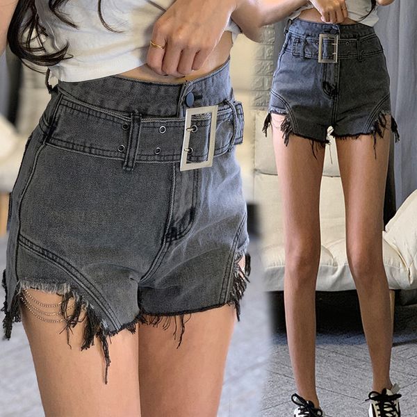 women's jeans korean short wild wide-leg pants women summer high waist denim shorts ragged belt ladies, Blue
women's jeans korean short wild wide-leg pants women summer high waist denim shorts ragged belt ladies, Blue