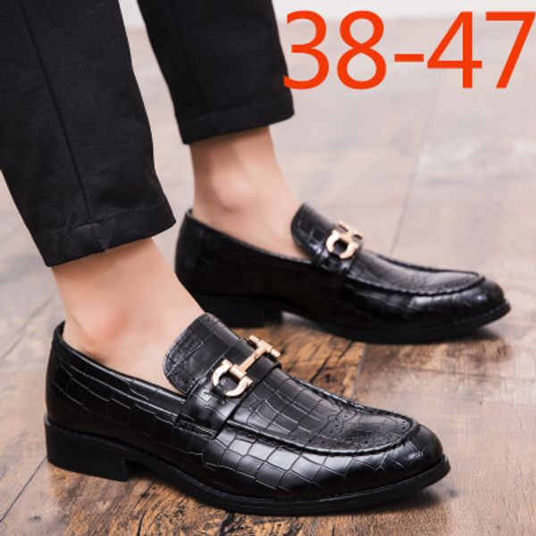 2019 new men crocodile leather bow carving casual business british shoes flat drivingg shoes gladiator sapato feminino chaussure, Black
2019 new men crocodile leather bow carving casual business british shoes flat drivingg shoes gladiator sapato feminino chaussure, Black