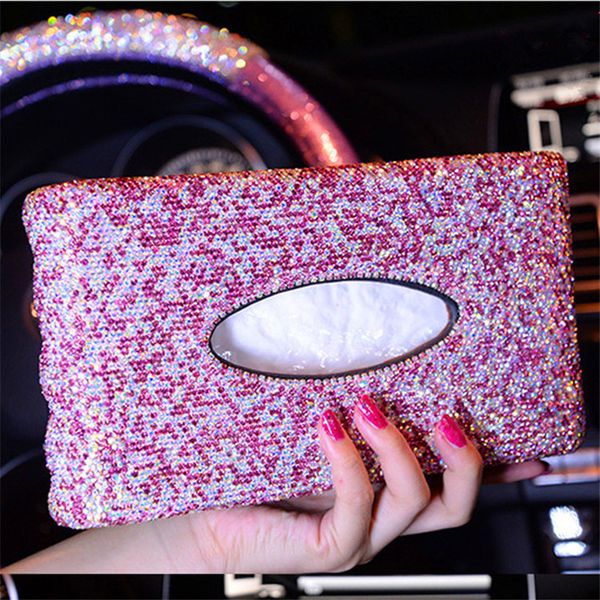 beautiful women lady car tissue box with glitter crystals sun visor hanging type tissue storage box pink gold white purple
beautiful women lady car tissue box with glitter crystals sun visor hanging type tissue storage box pink gold white purple