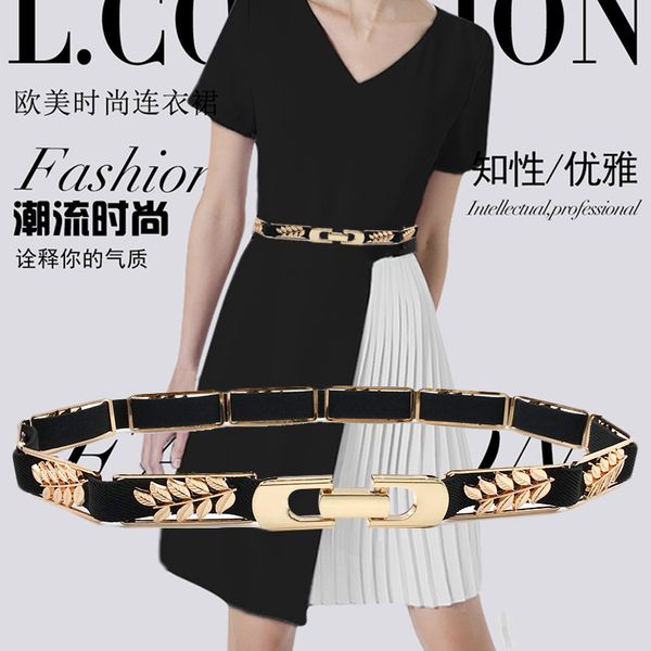 seabigtoo gold metal belts for women dresses waist chain belts female fashion belt 2018 women stretch cinch, Black;brown
seabigtoo gold metal belts for women dresses waist chain belts female fashion belt 2018 women stretch cinch, Black;brown