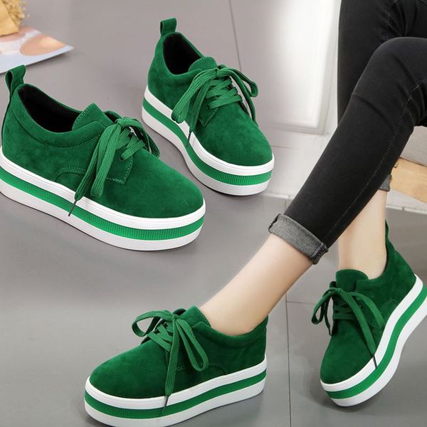 2019 new women running shoes fashion brand round head shoes platform added leather ankle boots high heels walking sneakers
2019 new women running shoes fashion brand round head shoes platform added leather ankle boots high heels walking sneakers