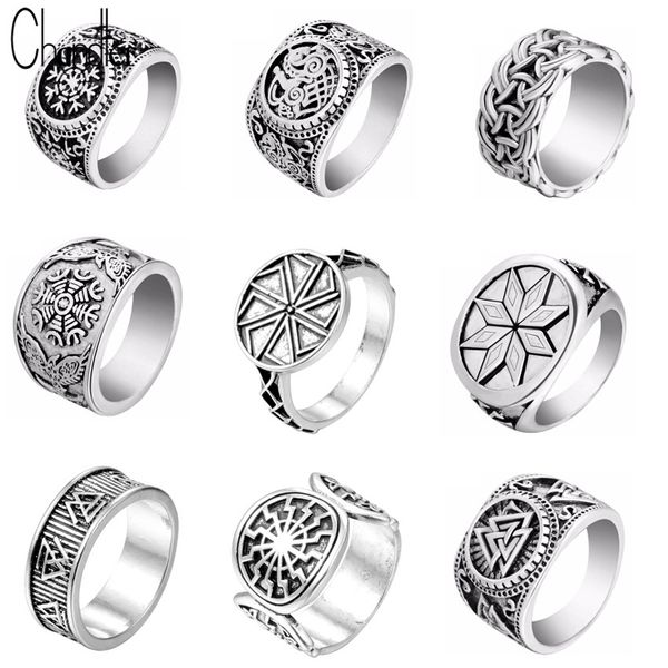 new valknut signet ring scandinavn odin symbol norse viking jewelry mens boys silver plated biker fashion 
new valknut signet ring scandinavn odin symbol norse viking jewelry mens boys silver plated biker fashion