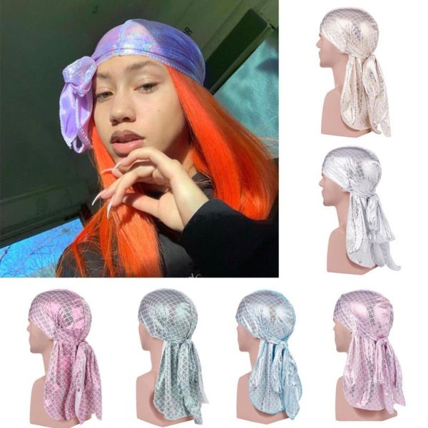 new long silk scale laser breathable bandana turban hat wigs doo durag biker headwear pirate hat men hair accessories
new long silk scale laser breathable bandana turban hat wigs doo durag biker headwear pirate hat men hair accessories