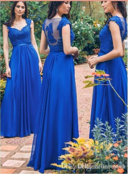 aline royal blue bridesmaid dresses lace chiffon sweetheart party prom elegant evening formal dresses 2018, White;pink
aline royal blue bridesmaid dresses lace chiffon sweetheart party prom elegant evening formal dresses 2018, White;pink