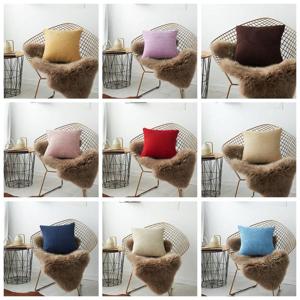 corduroy pillow case solid color square pillowcase nordic style sofa pillowcase household items sofa cushion cover car decorate cls720 
corduroy pillow case solid color square pillowcase nordic style sofa pillowcase household items sofa cushion cover car decorate cls720